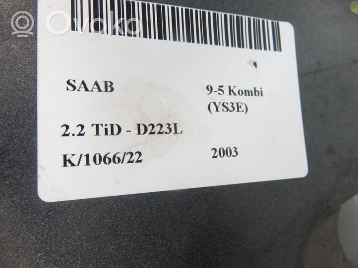 Saab 9-5 Barra luminosa targa del portellone del bagagliaio 