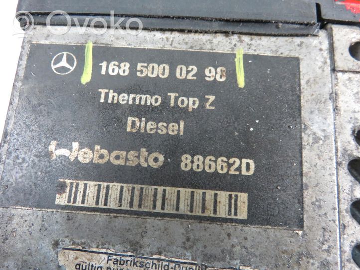 Mercedes-Benz A W168 Pre riscaldatore ausiliario (Webasto) 