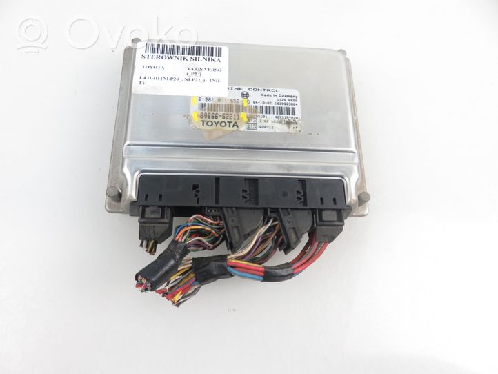 Toyota Yaris Verso Sterownik / Moduł ECU 8966652211