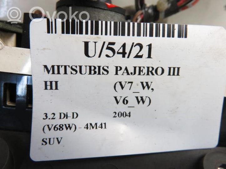 Mitsubishi Pajero Przełącznik / Włącznik nawiewu dmuchawy 1464307954