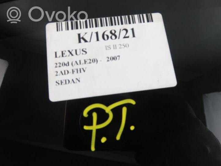 Lexus IS 220D-250-350 Szyba karoseryjna tylna 