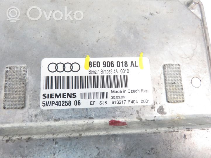 Audi A4 S4 B6 8E 8H Centralina/modulo del motore 