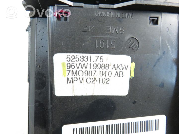 Ford Galaxy Przełącznik / Włącznik nawiewu dmuchawy 7M0907040AB