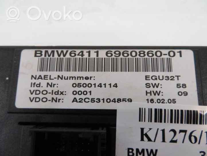 BMW 3 E90 E91 Interior fan control switch 