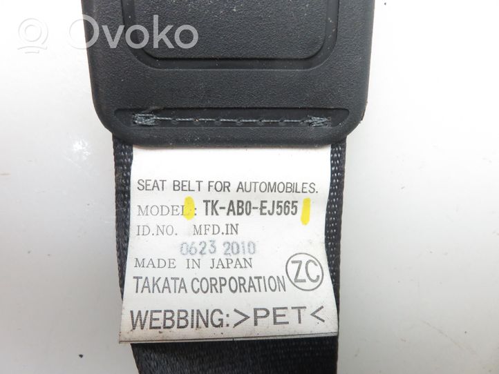 Honda CR-Z Rear seatbelt 