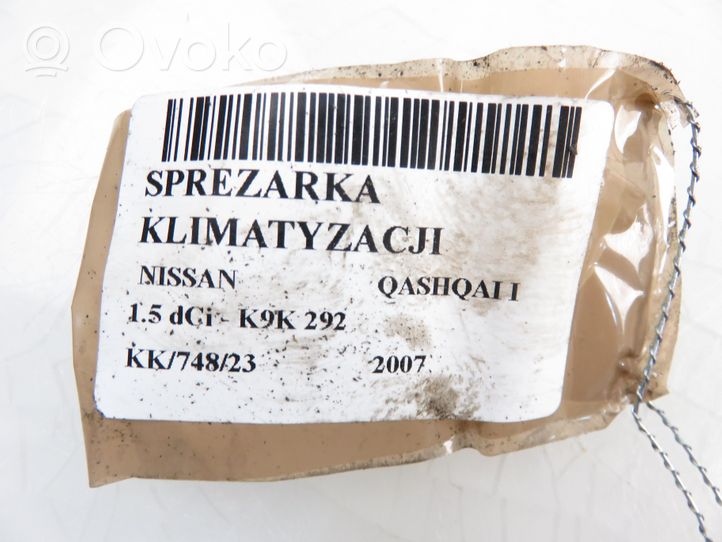 Nissan Qashqai Kompresor / Sprężarka klimatyzacji A/C 