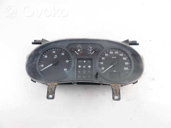 Opel Vivaro Compteur de vitesse tableau de bord 8200252450