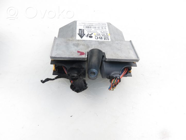 Opel Astra H Module de contrôle airbag 