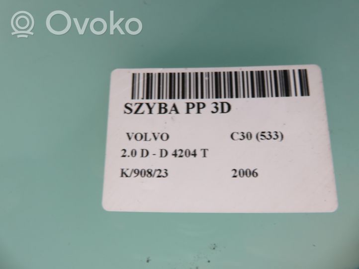 Volvo C30 Pagrindinis priekinių durų stiklas (keturdurio) 