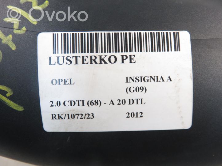 Opel Insignia A Etuoven sähköinen sivupeili 13329080