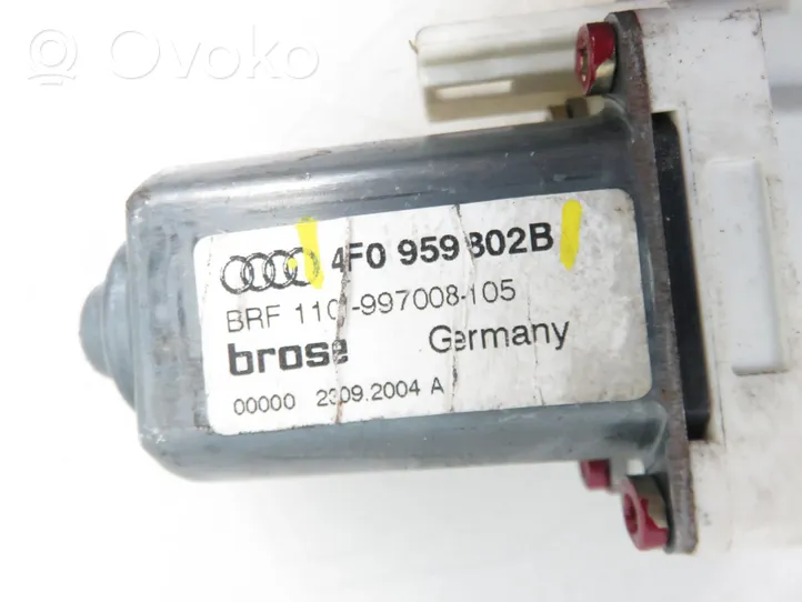 Audi A6 S6 C6 4F Regulador de puerta delantera con motor 4F0837462A