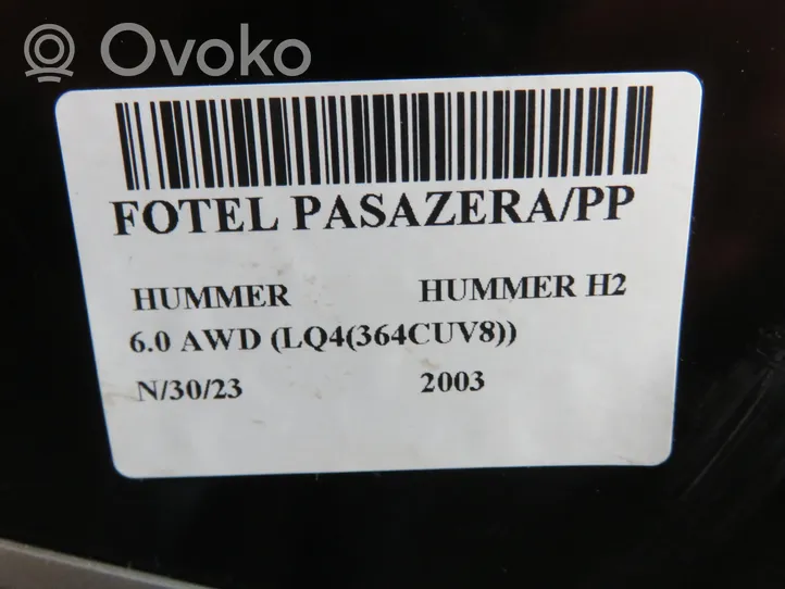 Hummer H2 Fotel przedni pasażera 