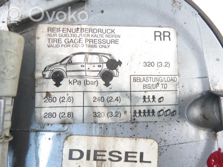 Opel Meriva A Polttoainesäiliön korkki 