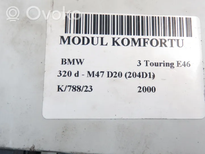 BMW 3 E46 Sterownik / Moduł komfortu 