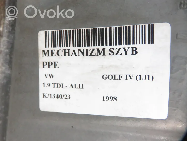 Volkswagen Golf IV Priekinio el. lango pakėlimo mechanizmo komplektas 1J4837462D