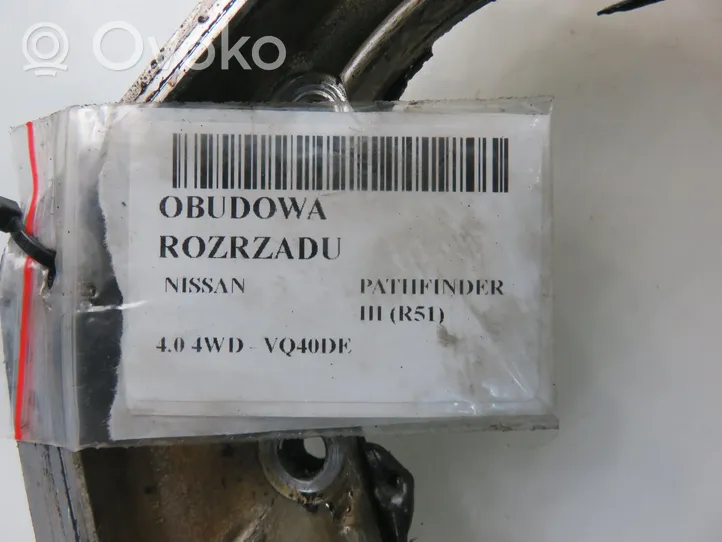 Nissan Pathfinder R51 Osłona paska / łańcucha rozrządu 