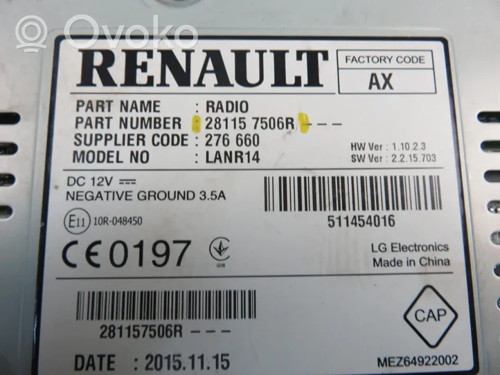 Renault Espace V (RFC) Moduł / Sterownik GPS 