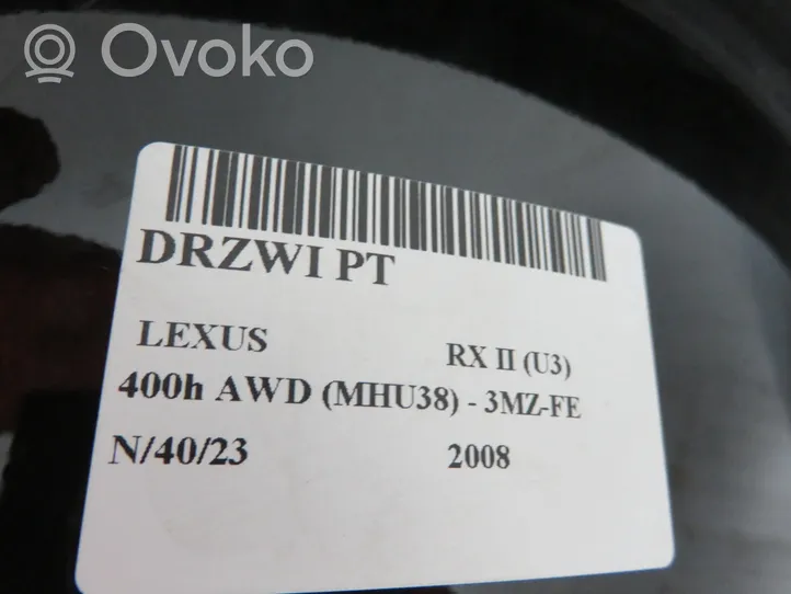 Lexus RX 300 Drzwi tylne 