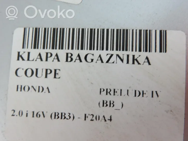 Honda Prelude Tylna klapa bagażnika 