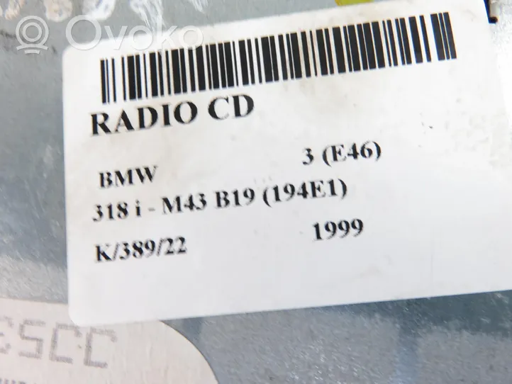 BMW 3 E46 Radio / CD/DVD atskaņotājs / navigācija 