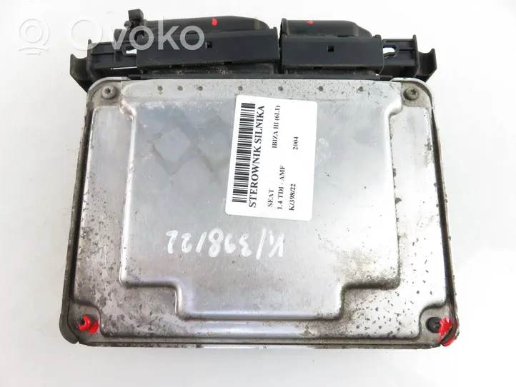 Seat Ibiza III (6L) Sterownik / Moduł ECU 0281011244