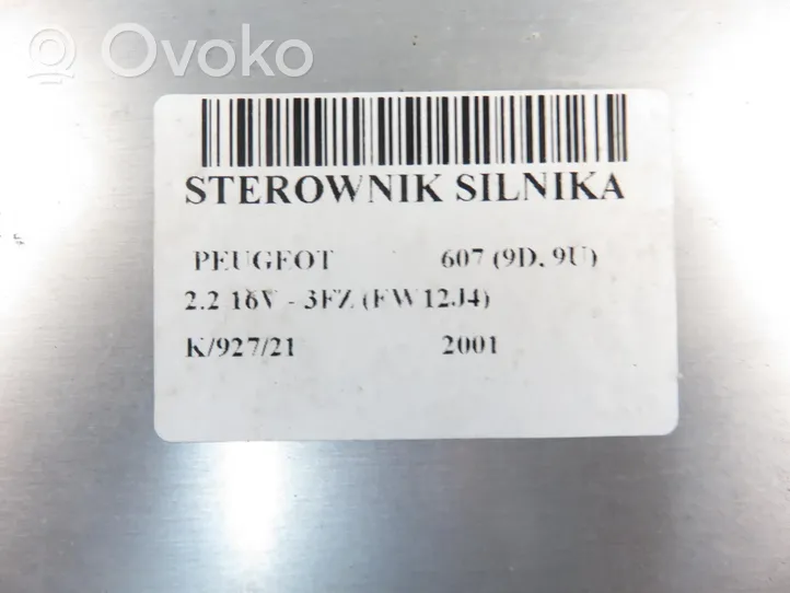 Peugeot 607 Sterownik / Moduł ECU IAW4MP15