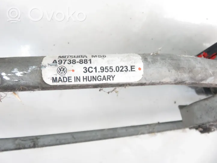 Volkswagen PASSAT B6 Front wiper linkage 3C1955419A