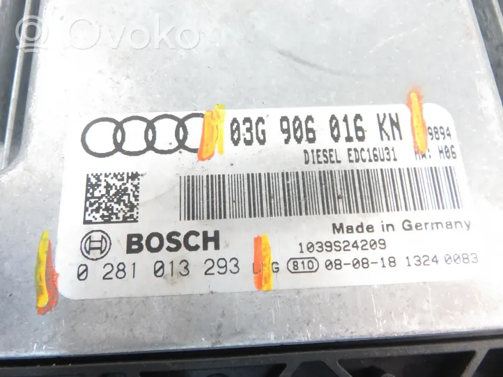 Audi A4 S4 B7 8E 8H Centralina/modulo del motore 0281013293