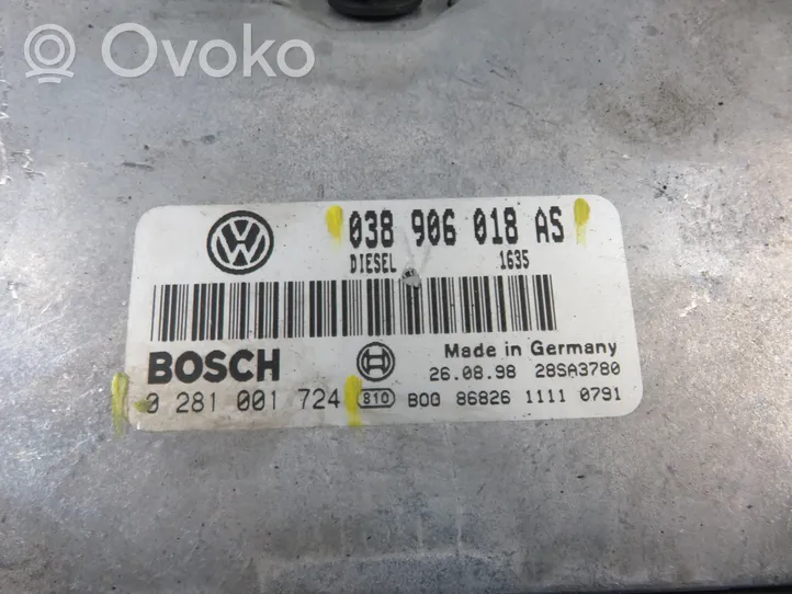 Volkswagen PASSAT B5 Calculateur moteur ECU 0281001724