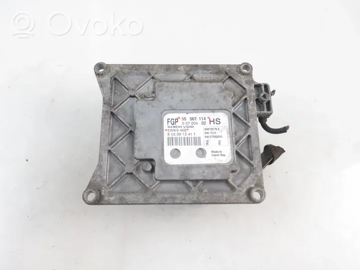 Opel Zafira B Engine control unit/module 5WK9460