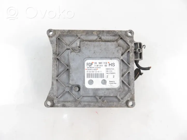 Opel Zafira B Engine control unit/module 5WK9460