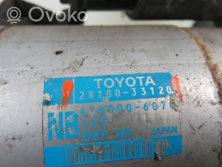 Toyota Urban Cruiser (XP110) Rozrusznik 