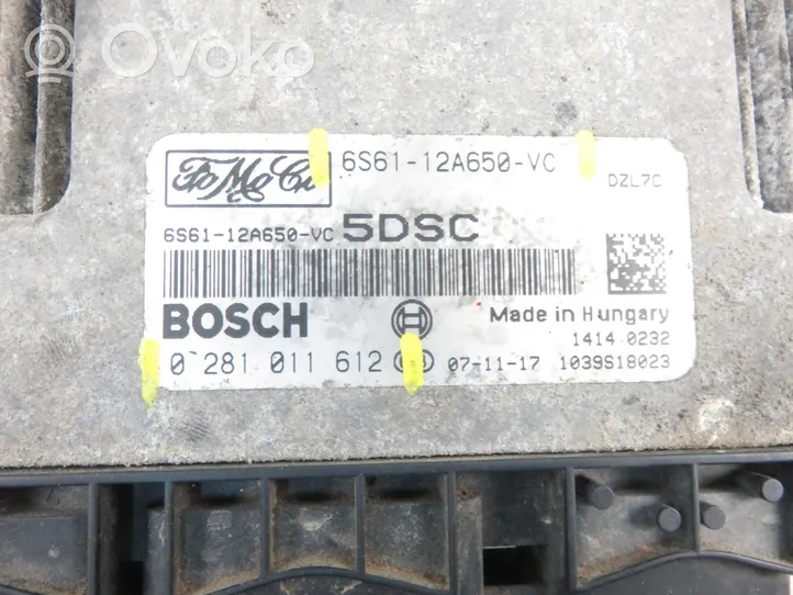 Ford Fiesta Sterownik / Moduł ECU 0281011612