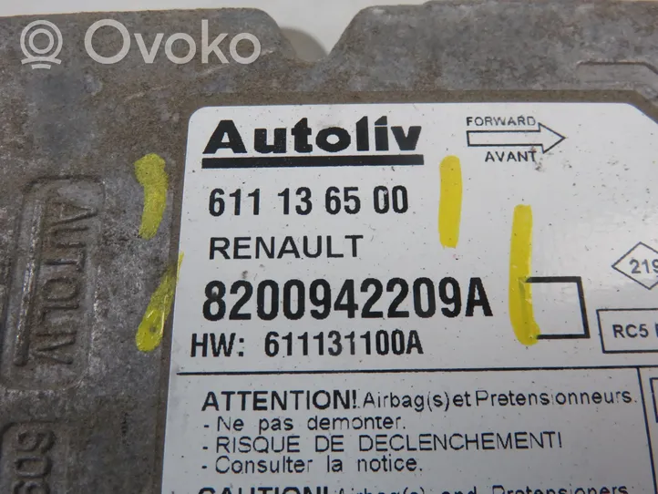 Renault Master III Centralina/modulo airbag 611136500