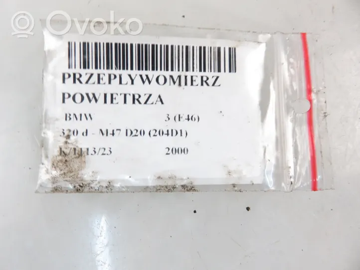 BMW 3 E46 Przepływomierz masowy powietrza MAF 7787076