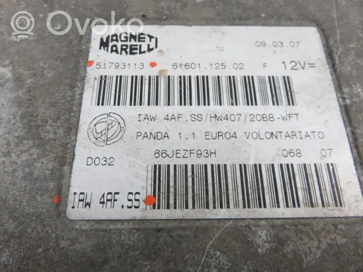 Fiat Panda II Calculateur moteur ECU 51793113