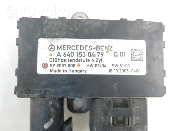 Mercedes-Benz B W245 Hehkutulpan esikuumennuksen rele 899087000
