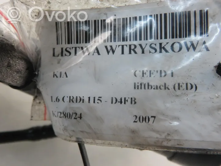 KIA Ceed Listwa wtryskowa 0281002507