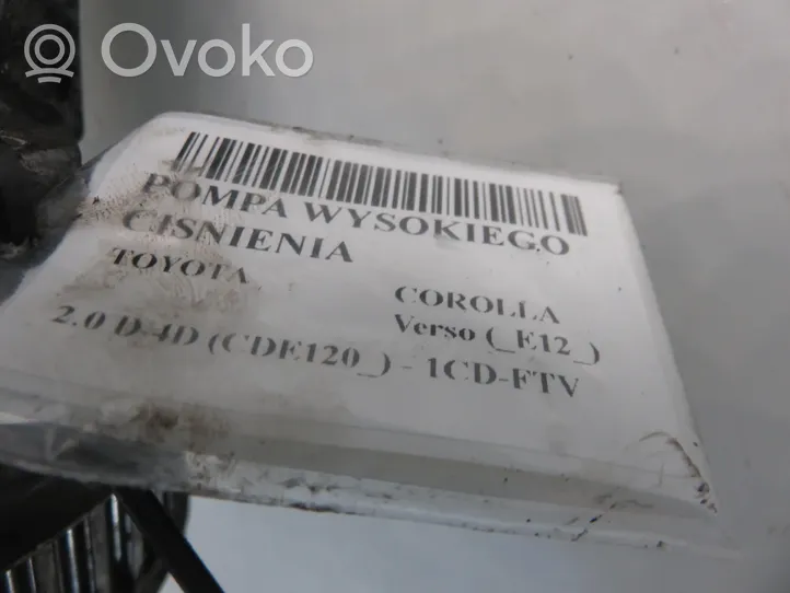 Toyota Corolla Verso E121 Pompa wtryskowa wysokiego ciśnienia 09730000177