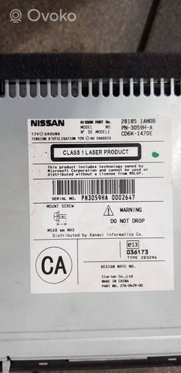 Nissan Murano Z51 Radio/CD/DVD/GPS-pääyksikkö CN3059HAA
