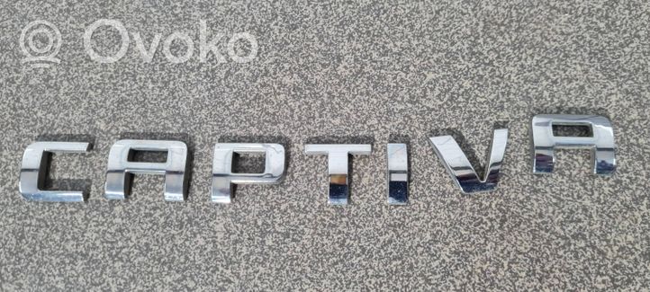 Chevrolet Captiva Logo, emblème de fabricant 