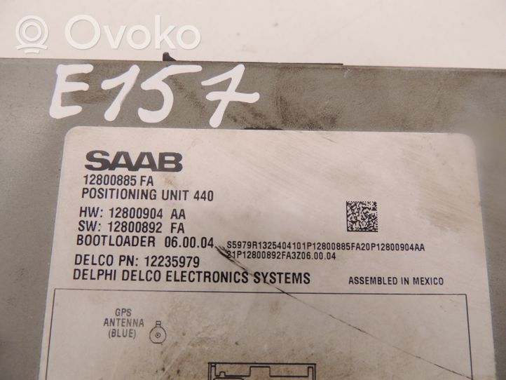 Saab 9-3 Ver2 Centralina/modulo navigatore GPS 12800885FA