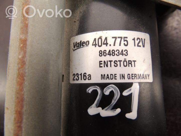 Volvo S60 Etupyyhkimen vivusto ja moottori 8648343