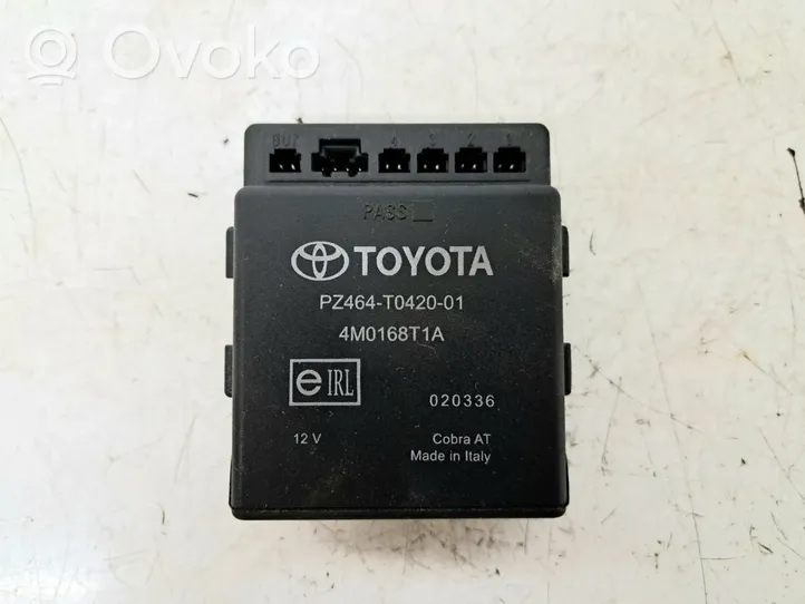 Toyota Avensis T250 Centralina/modulo sensori di parcheggio PDC PZ464T042001