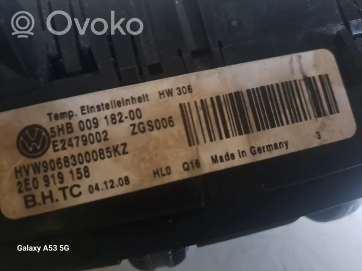 Volkswagen Crafter Climate control unit 5HB00918200