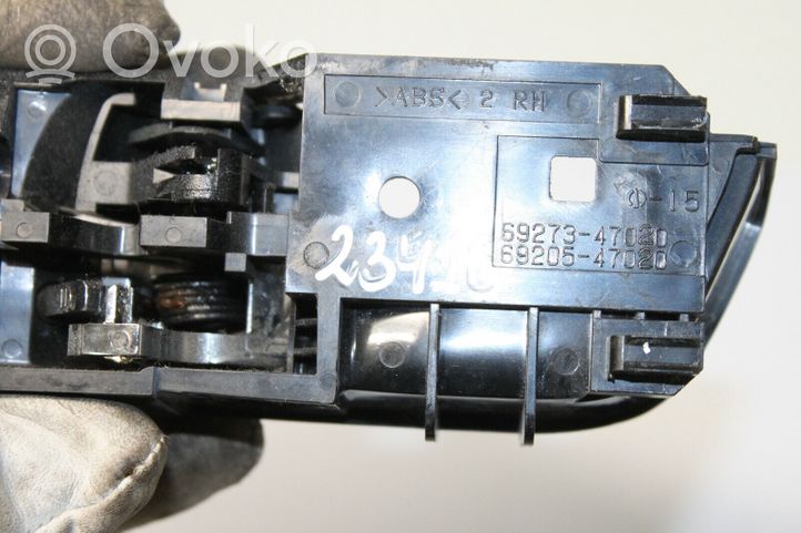 Toyota Prius (XW20) Maniglia interna per portiera anteriore 6927347020