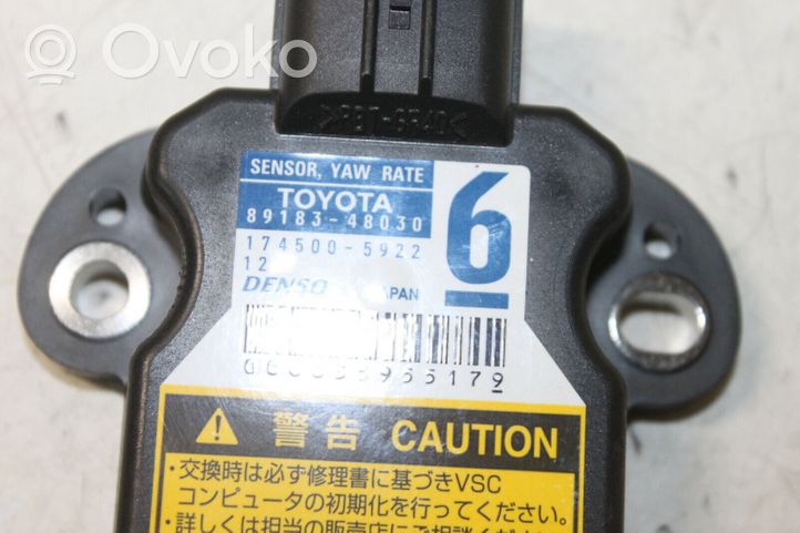 Toyota Urban Cruiser (XP110) Sensore di imbardata accelerazione ESP 8918348030
