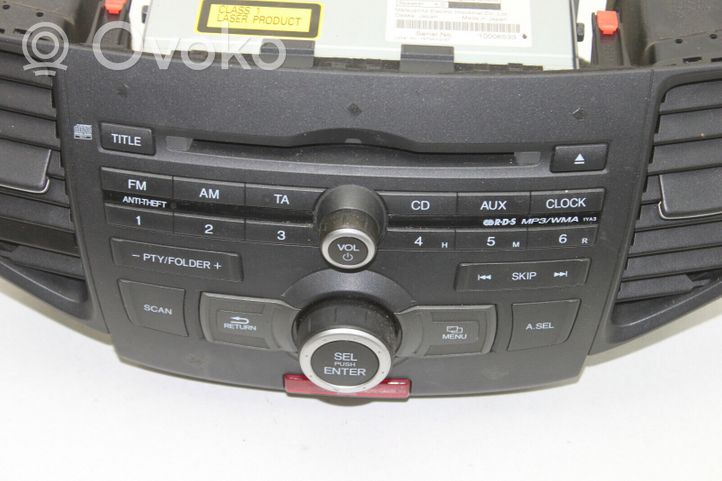 Honda Accord Unité principale radio / CD / DVD / GPS 39100TL0G000