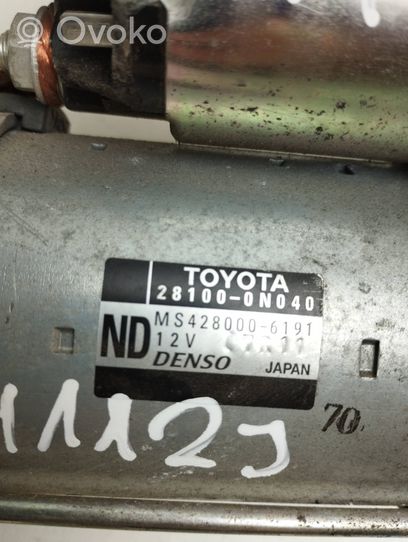 Toyota Yaris Käynnistysmoottori 281000N040