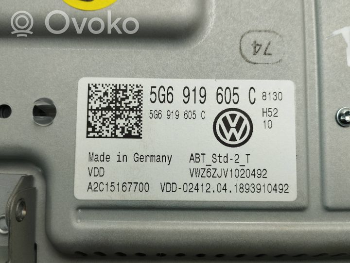 Volkswagen Tiguan Allspace Monitori/näyttö/pieni näyttö 5G6919605C